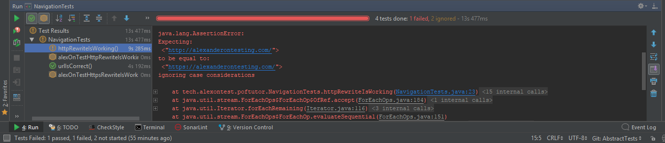 JUnit5 reporting in Intellij IDEA